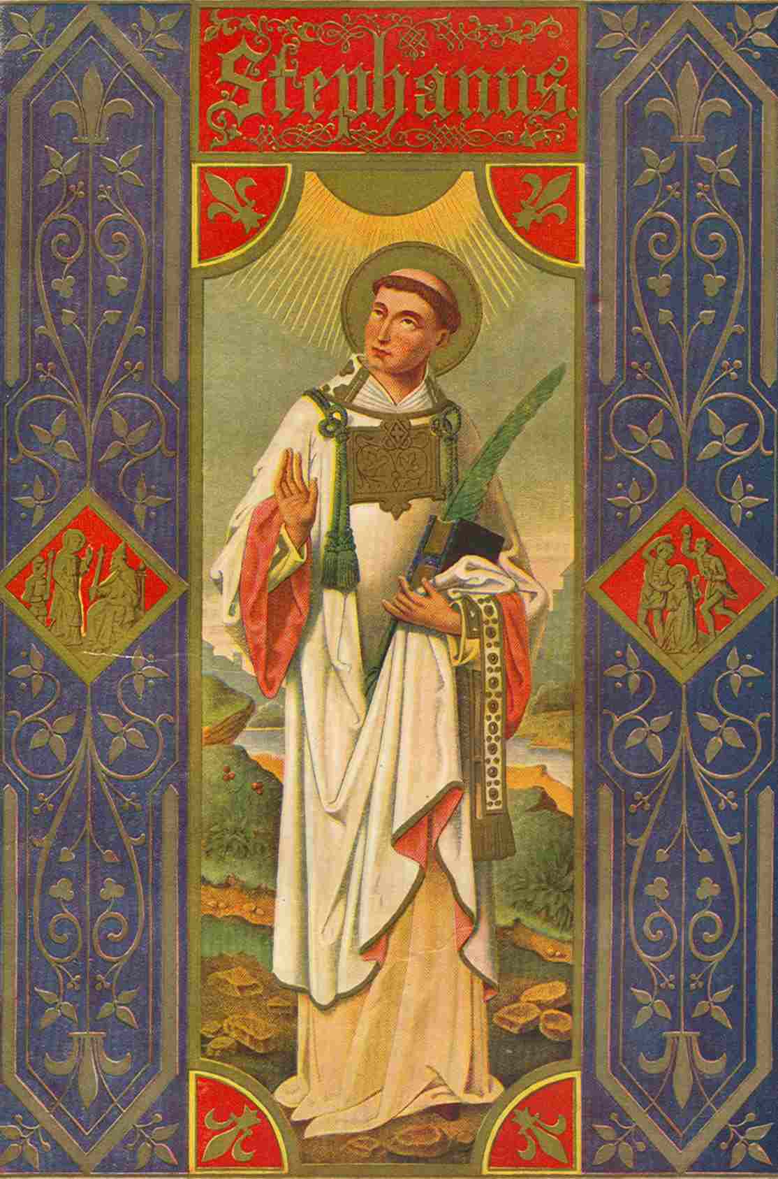 Santo Stefano, delle letture della messa di questi giorni dans immagini sacre saint_Stephen_Martyr
